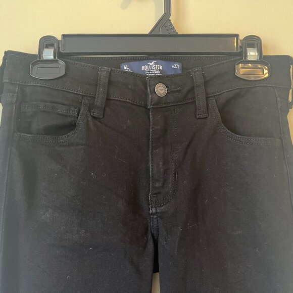 Hollister Mid-Rise Black Flare Jeans - Picture 5 of 6